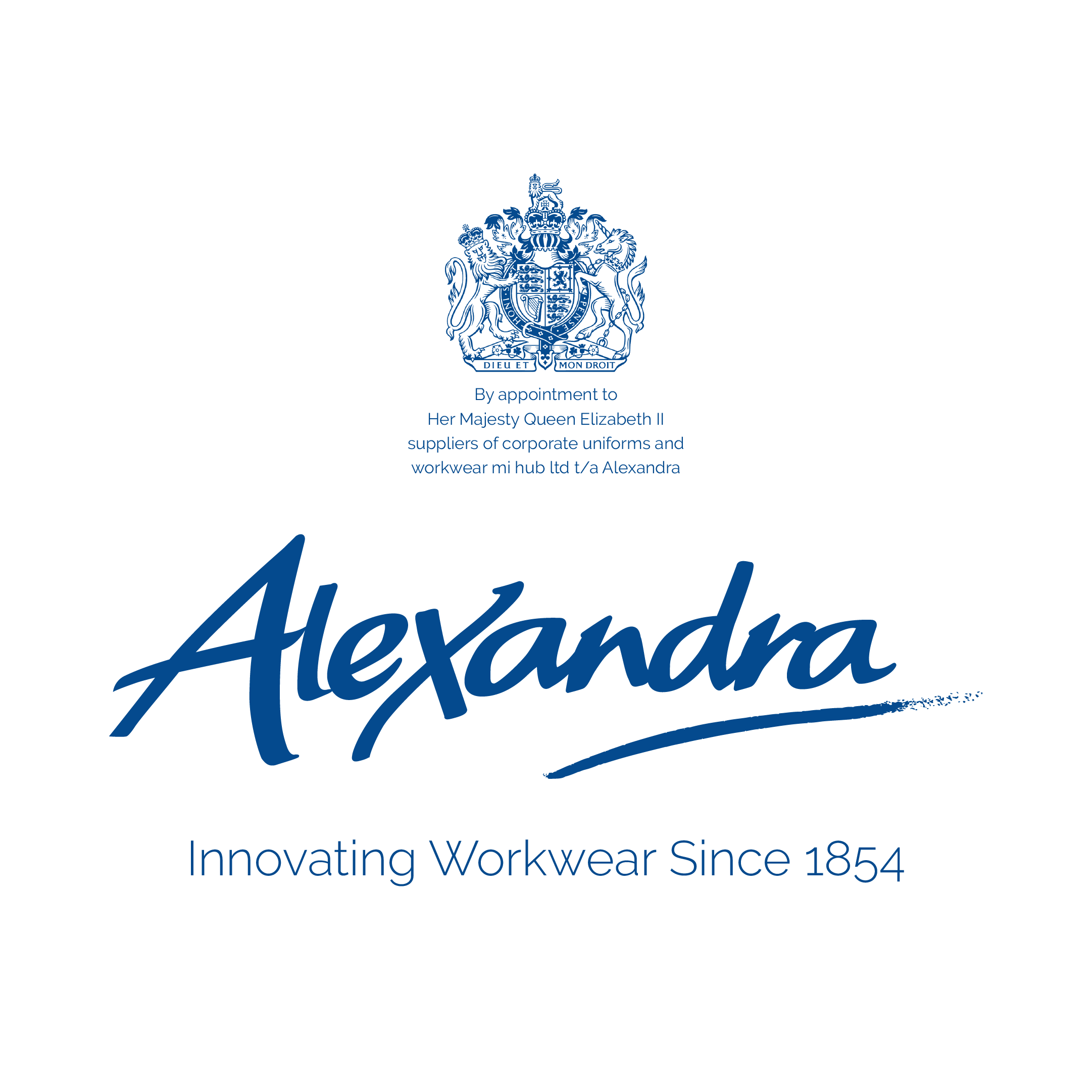 Alexandra Logo Royal Warrant Blue