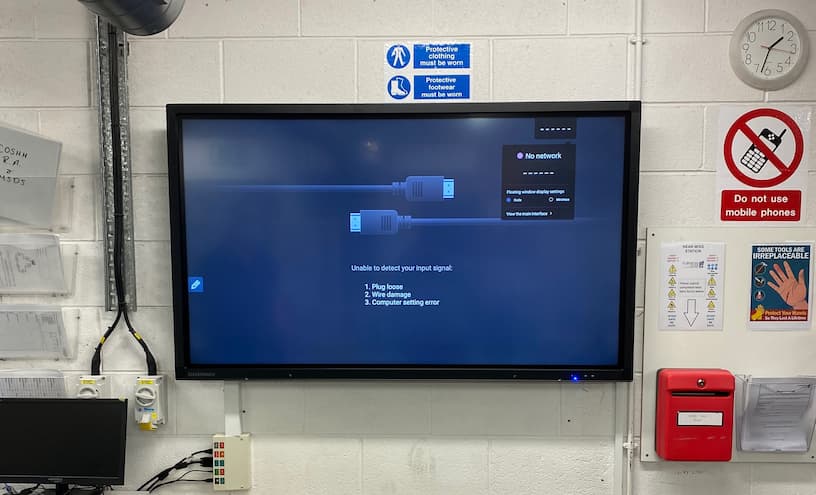 One of the Fitted TV in Furness College