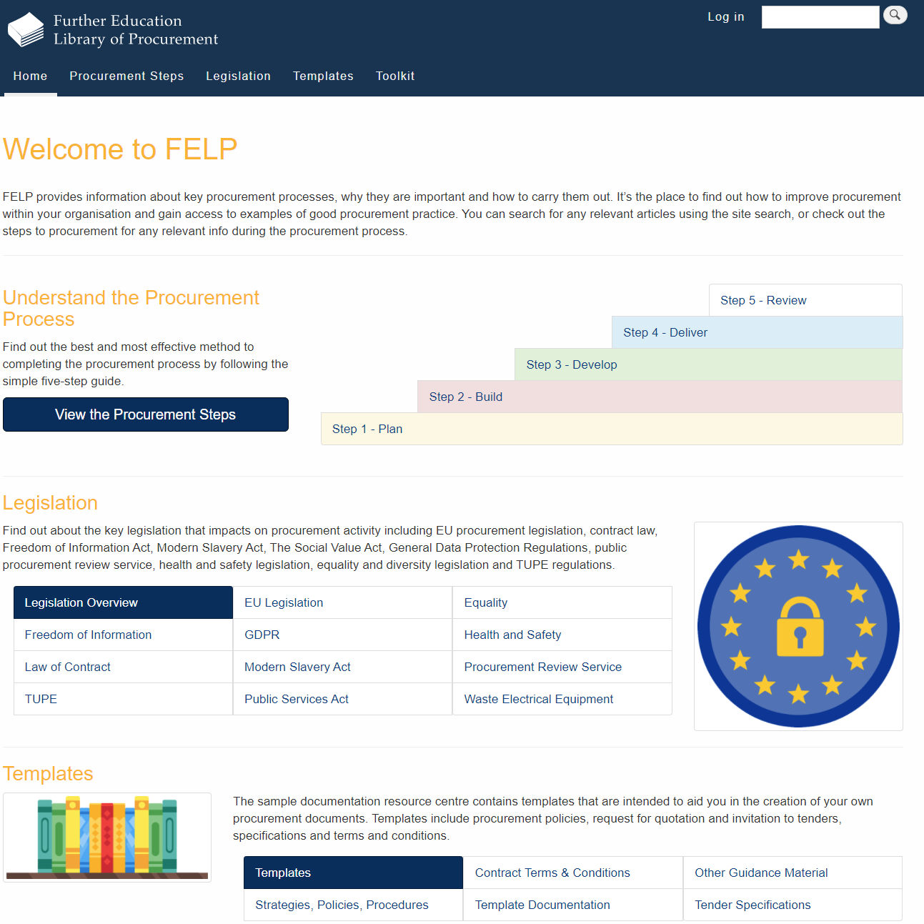 The Front Page of FELP