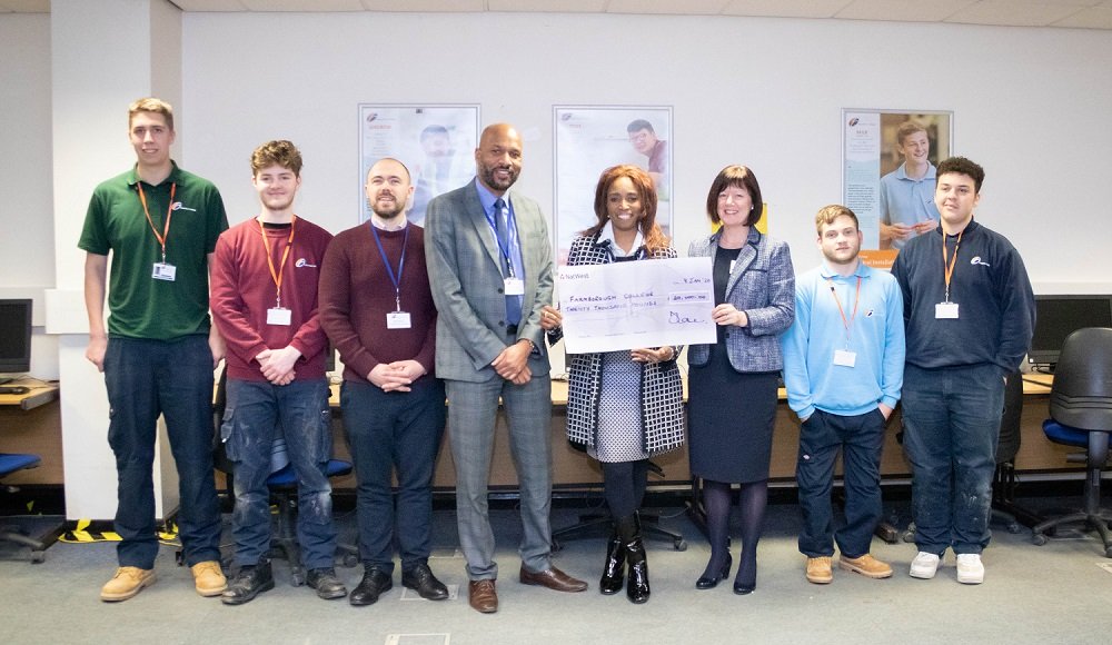 article image - £20,000 awarded to Farnborough College of Technology